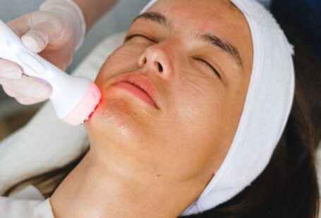 Spa Services - Doctor doing anti aging procedure for patient
