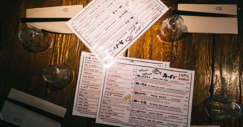 Kid-Friendly Menus - Menus in Japanese Restaurant