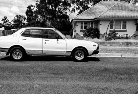 B&Bs - DATSUN 200B IN BLACK AND WHITE